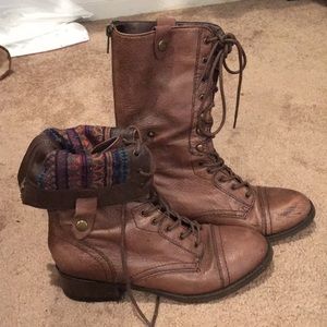 Steve Madden combat boots